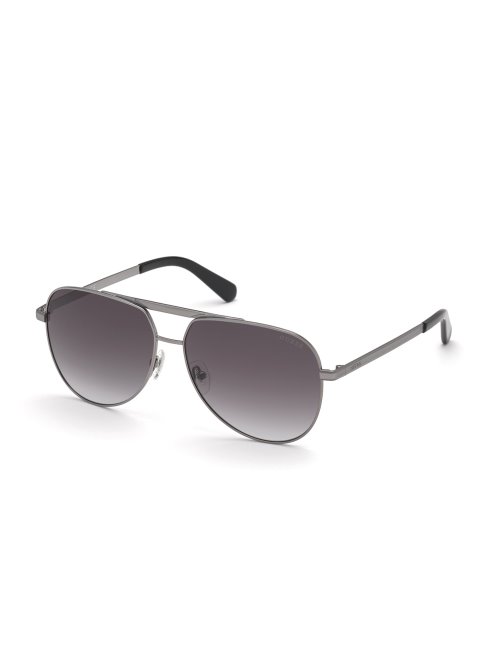 Lunettes De Soleil Aviateur Guess Manny Argentées
