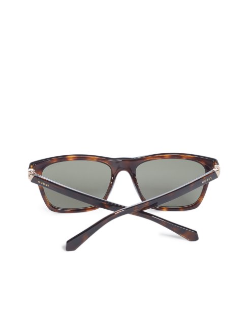 Lunettes De Soleil Carrées Guess Dark Havana
