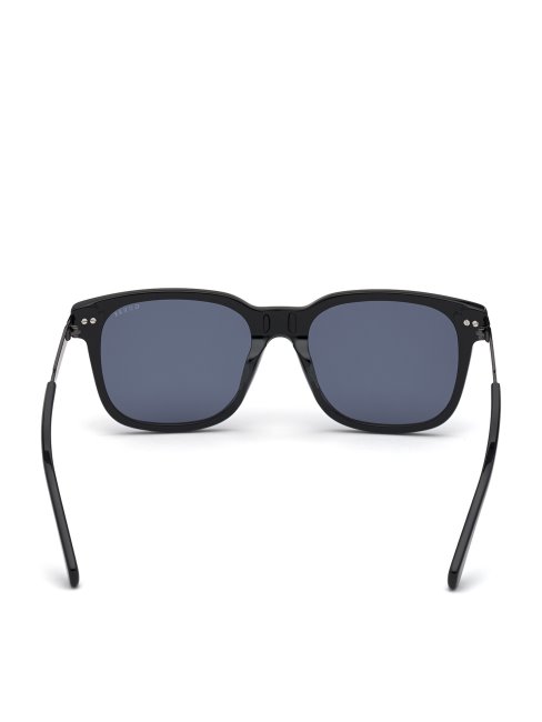 Lunettes De Soleil Carrées Givrées Guess Noir/bleu Brillant