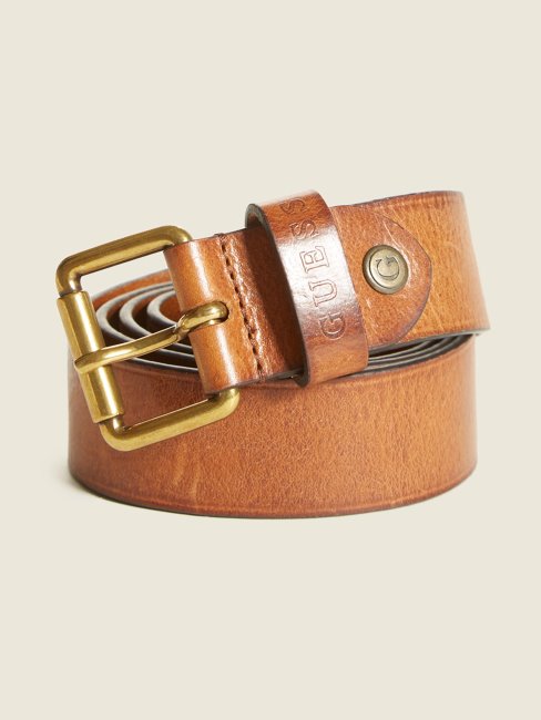 Ceinture Cognac à Boucle Guess Mack
