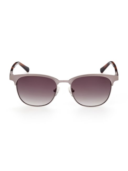 Lunettes De Soleil En Métal Clubmaster Gun Guess