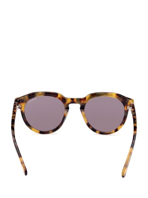 Lunettes De Soleil Rondes Oversize En Plastique Guess 53n Tort