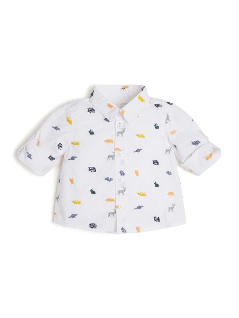 Chemise En Popeline Brodée Multi Woodsun (2-7) Guess