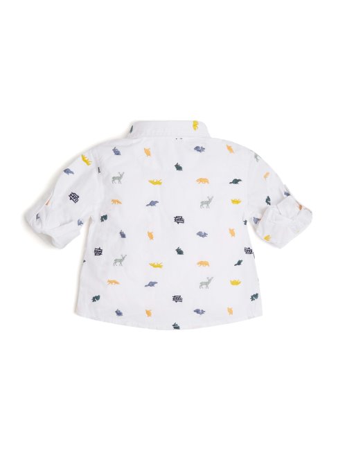 Chemise En Popeline Brodée Multi Woodsun (2-7) Guess