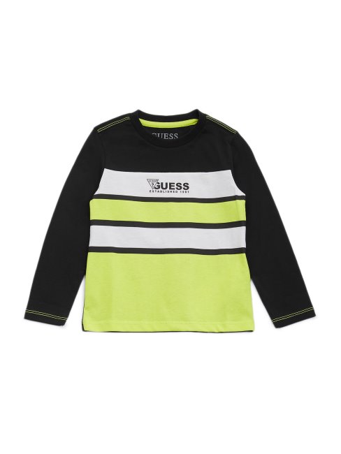 Tee Rayé (2-7) Attention Jaune Deviner