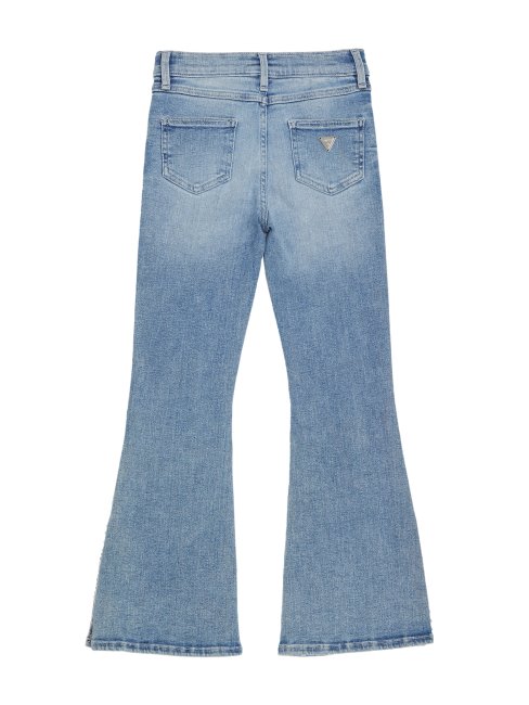 Jean évasé à Ourlet Fendu Et Strass (7-16) Guess Enlinghtmment