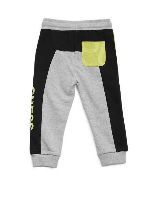 Pantalon De Jogging à Blocs De Couleurs Guess Eco Gris Et Jaune (2-7)