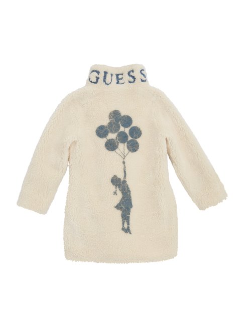 Guess Solange Manteau Fausse Fourrure (7-16) Smart Stone