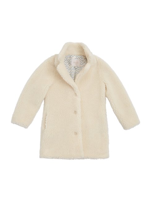 Guess Solange Manteau Fausse Fourrure (7-16) Smart Stone