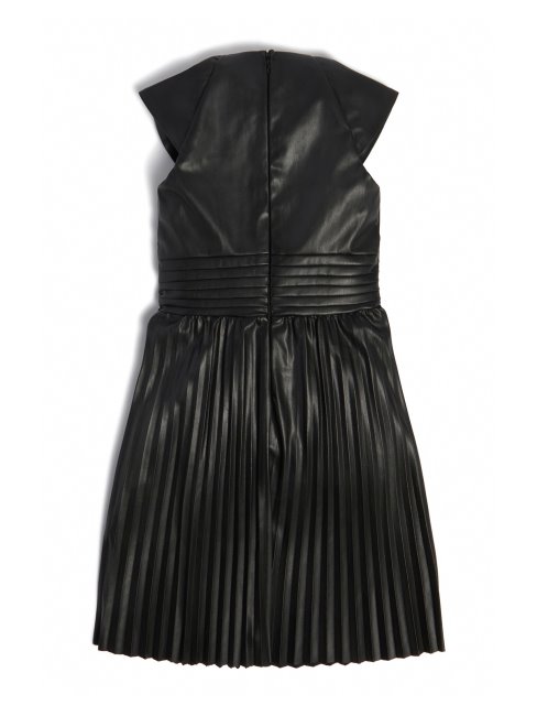 Robe Guess Simili Cuir (4-16) Noir Jais