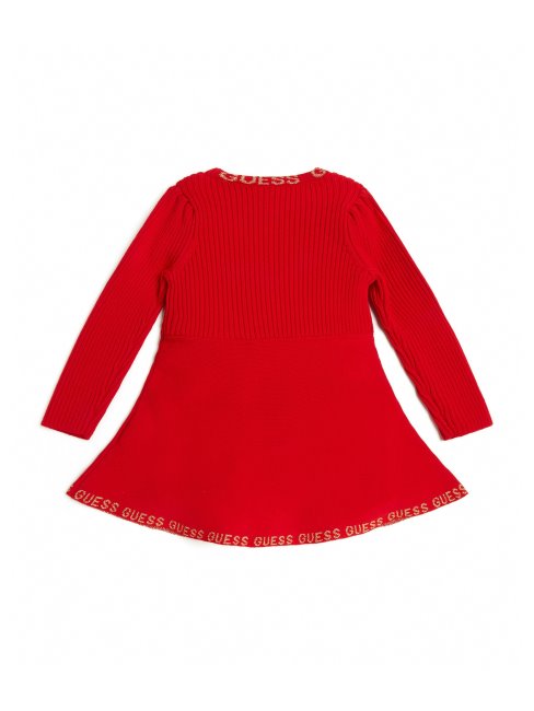 Robe Mi-longue évasée Guess Brillant Berry (2-7)