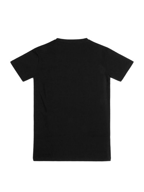 Tee Shirt Guess Logo (7-14) Noir De Jais
