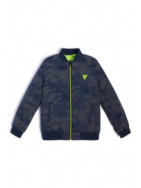 Veste Zip Camouflage Imprimé Camu Réfléchissant (4-16) Guess