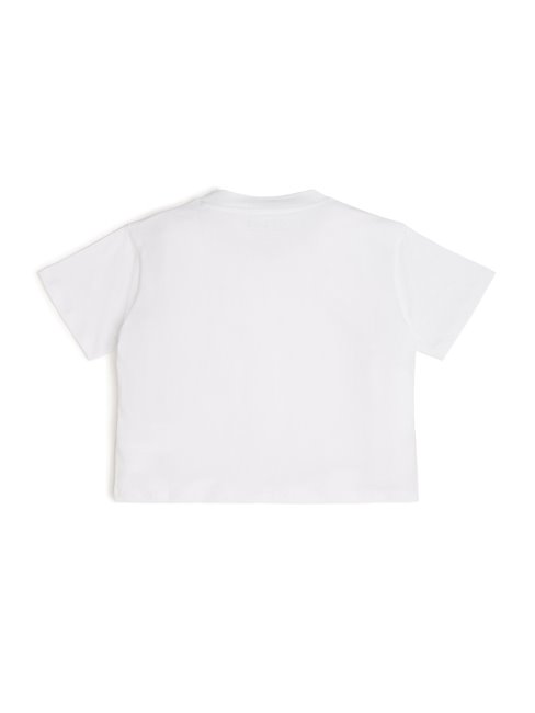 T-shirt Guess Blanc Pur Strass (7-14)