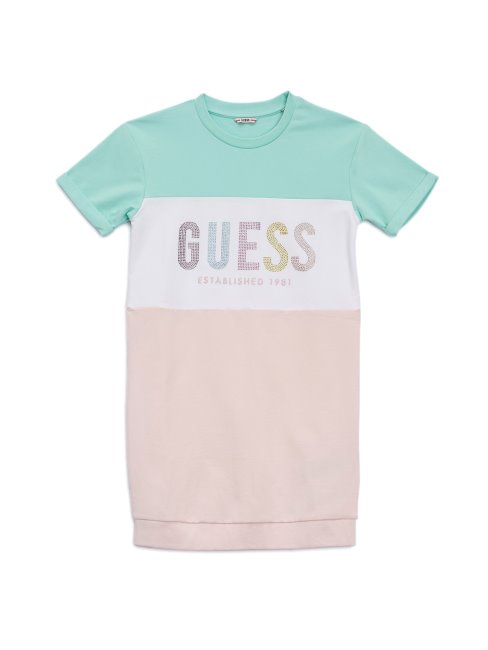 Peignoir Guess Color-block Logo (7-14) Multicolore Tons D'été