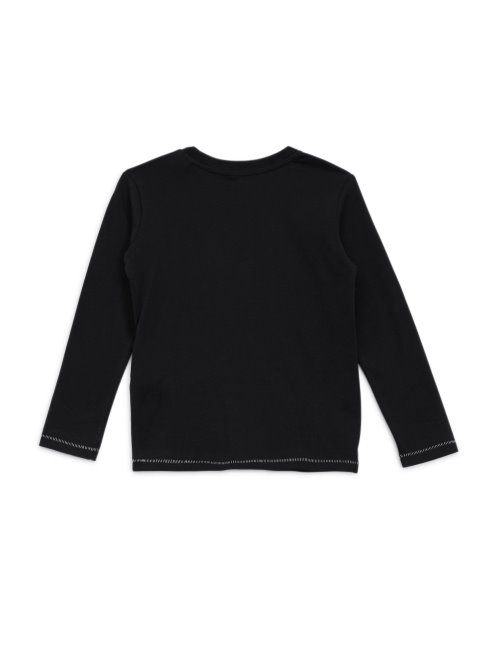 Tee Shirt Manches Longues Guess Eco Logo (2-7) Bleu élégant