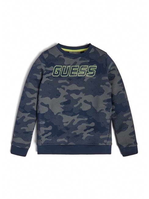 Guess Top Eco Active Imprimé Camou Argent (4-16)