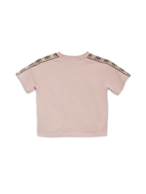 T-shirt éco Logo En Relief (4-14) Coton Blush Guess