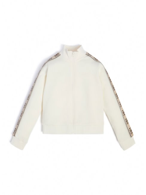 Haut Actif à Fermeture éclair Eco Minime Guess Sel De Mer Océanique (4-16)