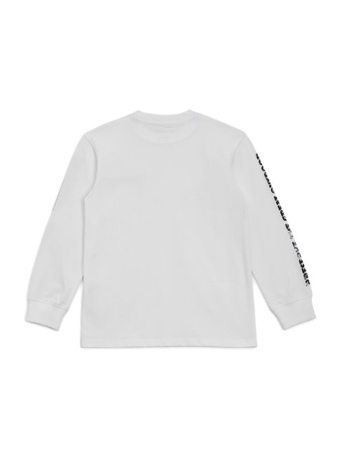 T-shirt Manches Longues Eco Oversize (7-16) Blanc Pur Guess