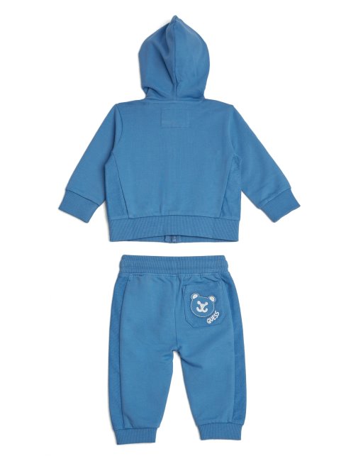 Ensemble Pantalon Et Sweat Zippé à Patch Ours (3-24m) Bacopa Guess
