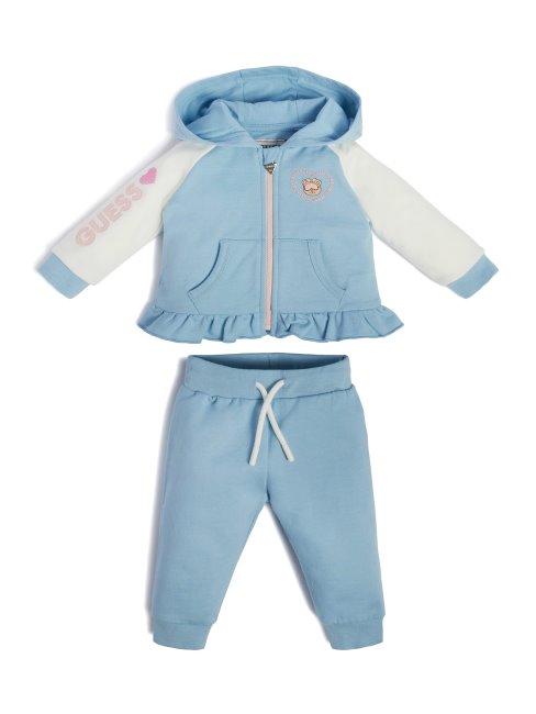 Haut Et Pantalon Ourson à Capuche (0-24m) Baby Sky Guess