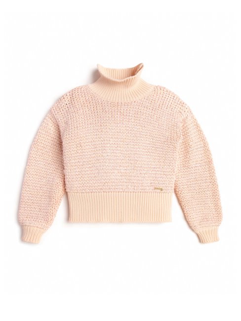 Guess Cosmic Vanille Pull à Manches Ballon (7-16)