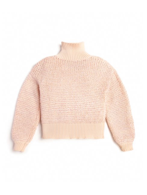 Guess Cosmic Vanille Pull à Manches Ballon (7-16)