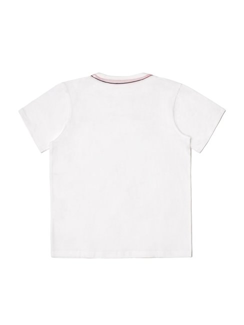 T-shirt Logo Guess Enfant (7-14) Blanc