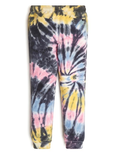 Guess Minime Jogger Spiral Tie-dye (7-14) Spiral Tie Dye Lemon Mist