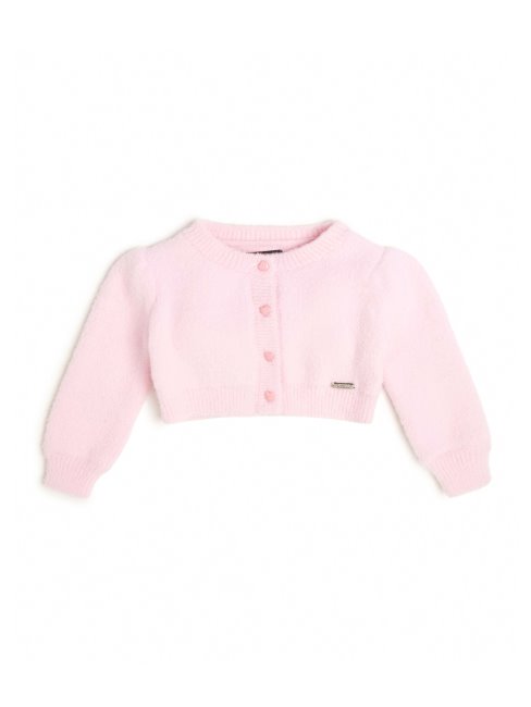 Cardigan En Fourrure Rose Tire (3m-7) Guess
