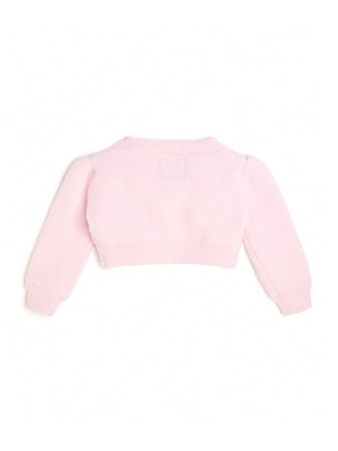 Cardigan En Fourrure Rose Tire (3m-7) Guess