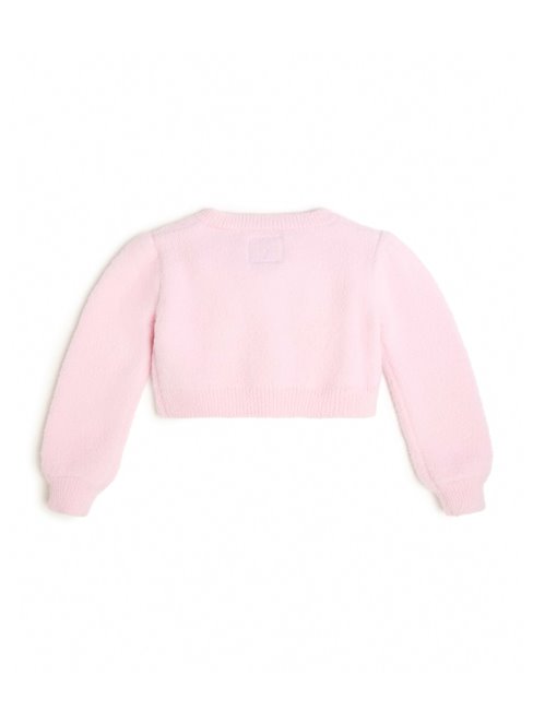 Cardigan En Fourrure Rose Tire (3m-7) Guess