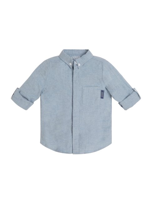 Chemise Chevron Gratté (3m-7) Guess Bleu Polaire Multi