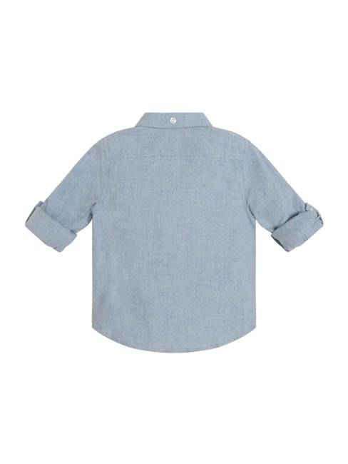 Chemise Chevron Gratté (3m-7) Guess Bleu Polaire Multi