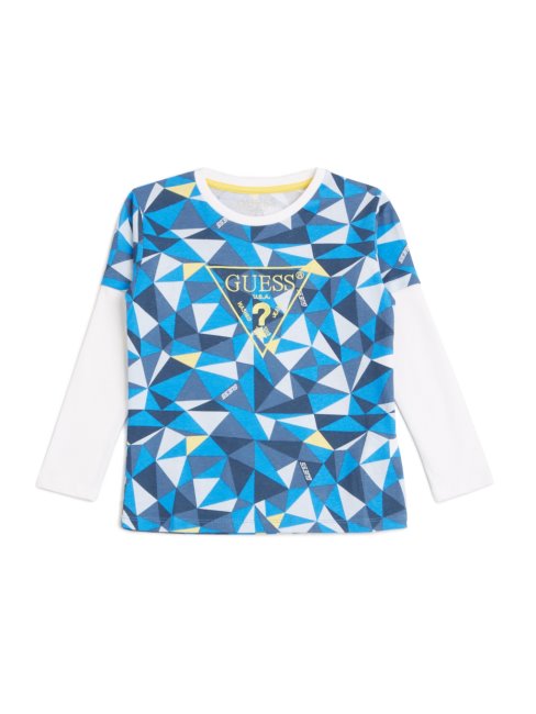 T-shirt Et Pantalon Superposés Géométriques Guess (2-6) Triangle Complet