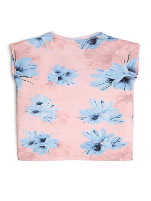 Tee Shirt Logo Imprimé Triangle Guess (2-7) Pf74