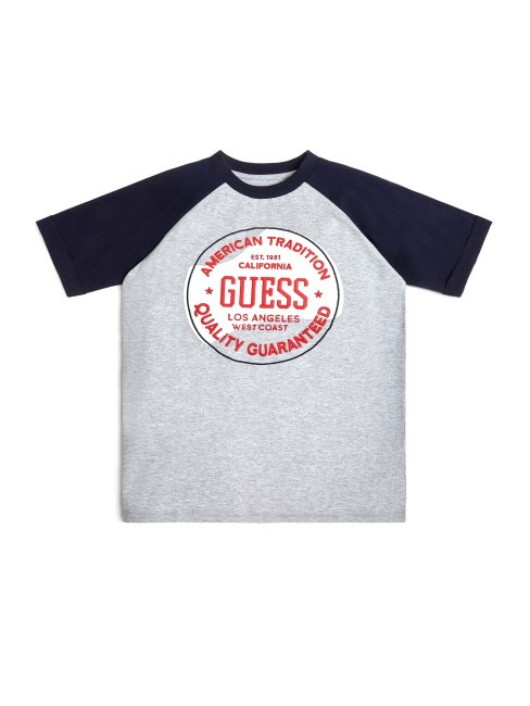 T-shirt Raglan Guess Light Stone Chiné (7-14)