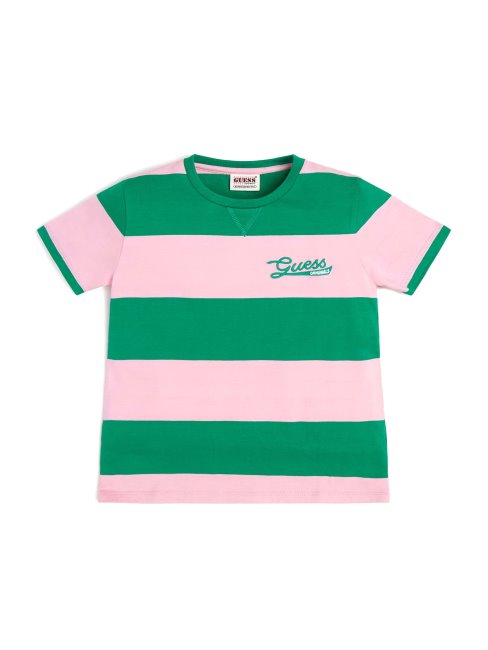 T-shirt à Rayures Guess Originaux (enfants 8-14 Ans)