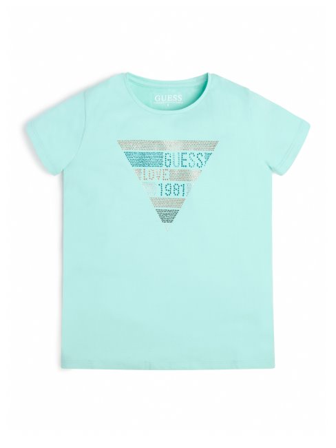 T-shirt à Logo Et Strass Rise Sky (7-14) Guess