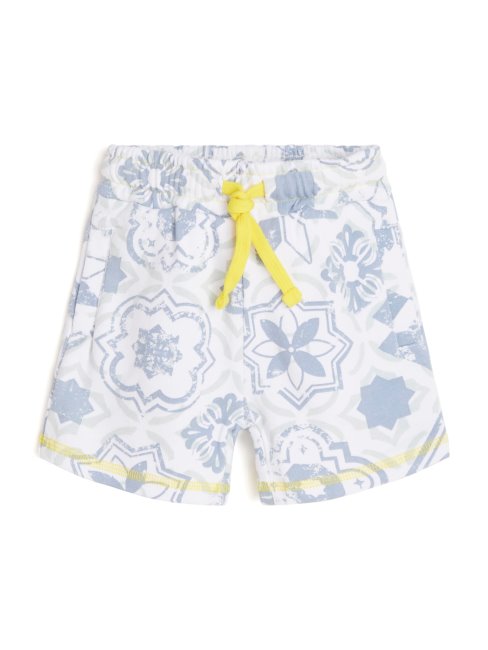 Guess Court Actif Imprimé Carreaux Bleus (2-6)