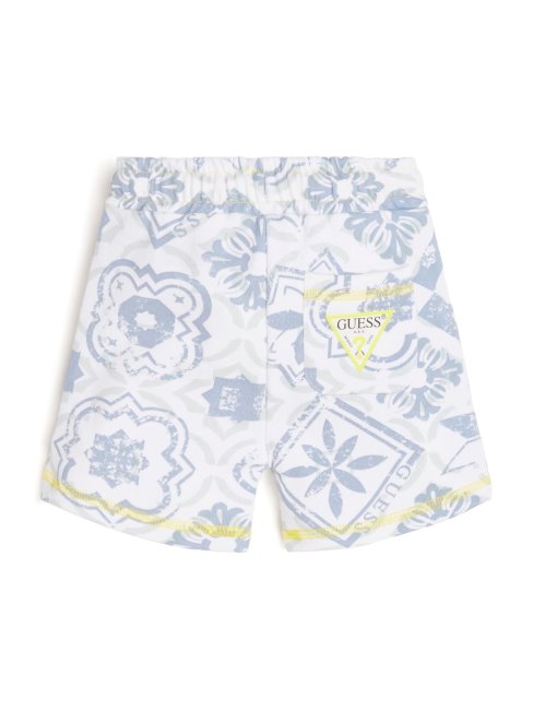 Guess Court Actif Imprimé Carreaux Bleus (2-6)