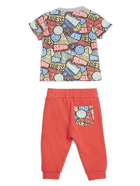 Ensemble T-shirt Et Pantalon Imprimés (0-24m) Guess P064