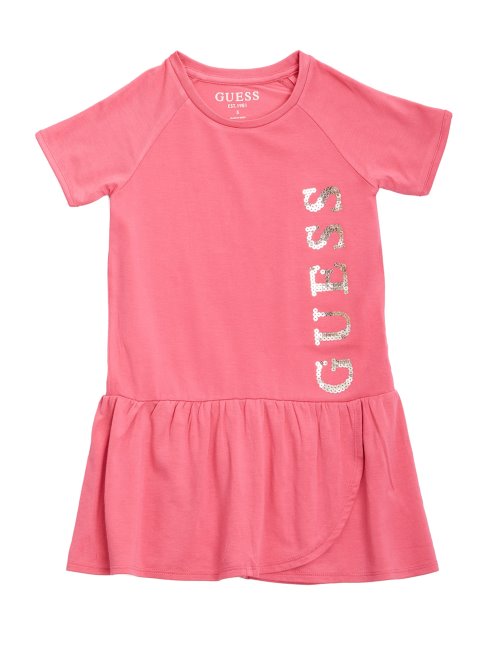 Robe à Sequins Logo Guess (2-7) Ravage Moustaches/bleu