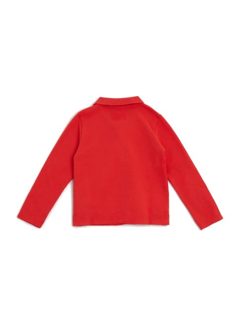 Polo Manches Longues (0-24m) Fleur De Corail Guess