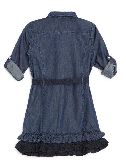 Robe-chemise En Denim à Plusieurs Niveaux (2-7) Teinte (jaune) Deviner