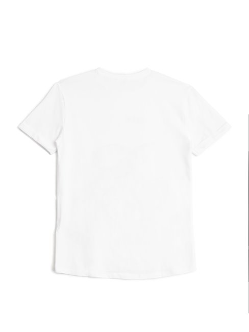 T-shirt Blanc Pur Perdu Au Paradis (7-14) Guess