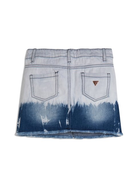 Guess Jupe En Jean Bleu Délavé Bleu Délavé (7-14)