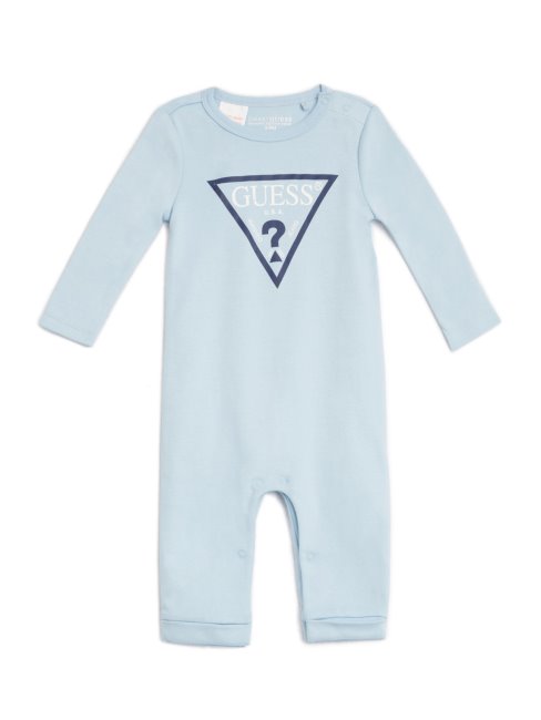 Barboteuse éco Logo Bleu Givré (0-24m) Guess
