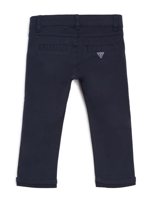 Guess Pantalon En Sergé Bleu Paon (2-7)